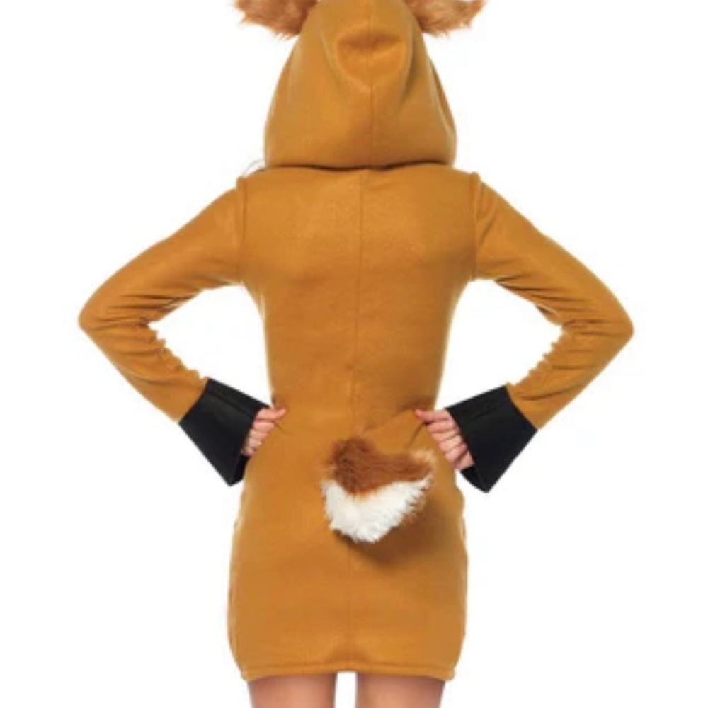 Leg Avenue Women's Cozy Reindeer/Fawn Costume - Picture 5 of 8